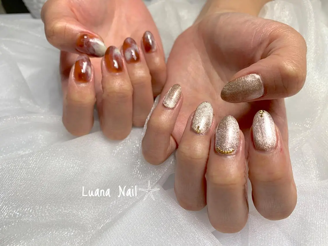 ネイル 持ち込み ハンドネイル BeauJu by Luana Nailのネイルデザイン