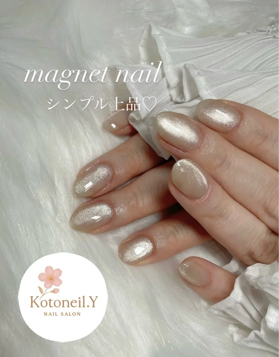 ネイル マグネットネイル ハンドネイル Kotoneil.Y 琴音のネイルデザイン