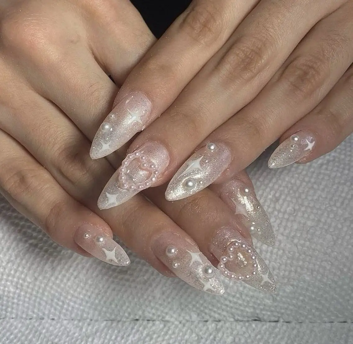 ネイル アートネイル フレンチネイル ジェルネイル 韓国ネイル 持ち込み ボニー Coco nailのネイルデザイン