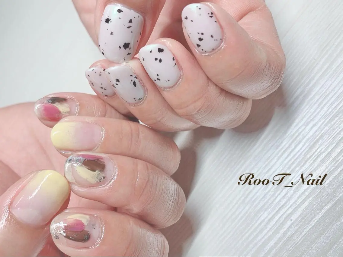 メンズ ネイル 持ち込み ハンドネイル RooT Nailのネイルデザイン