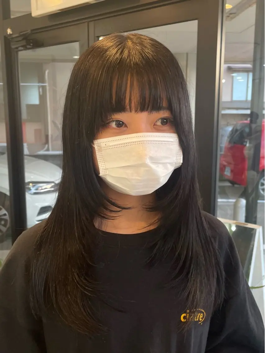 【ミニモ限定】前髪ストレートパーマの写真