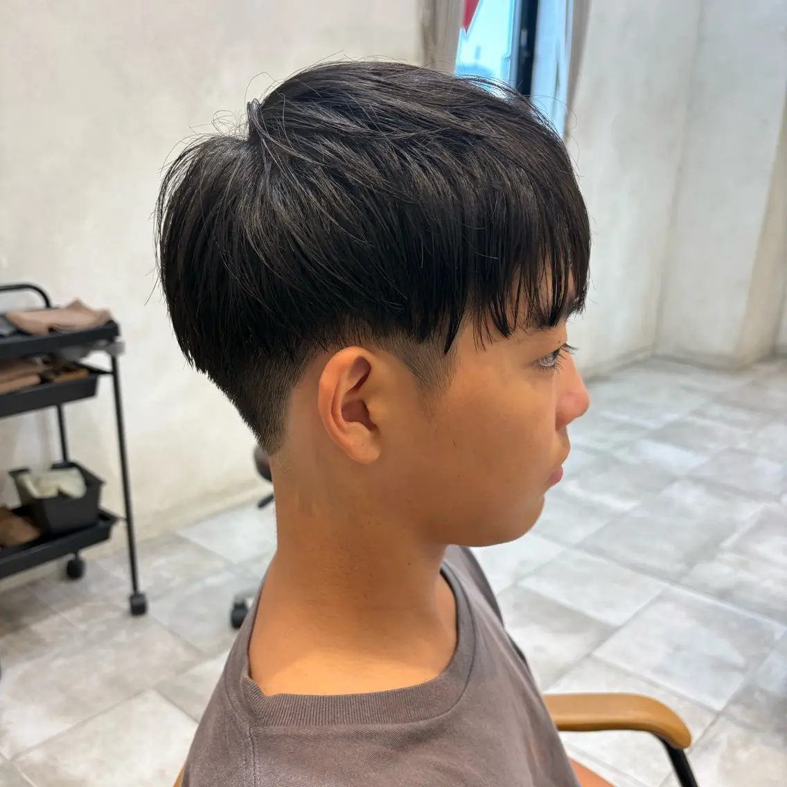 メンズ あべ えみのヘアスタイル