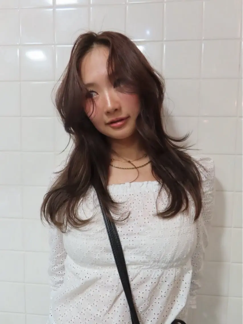 カラー ヘアカラー 日住 風香のヘアスタイル
