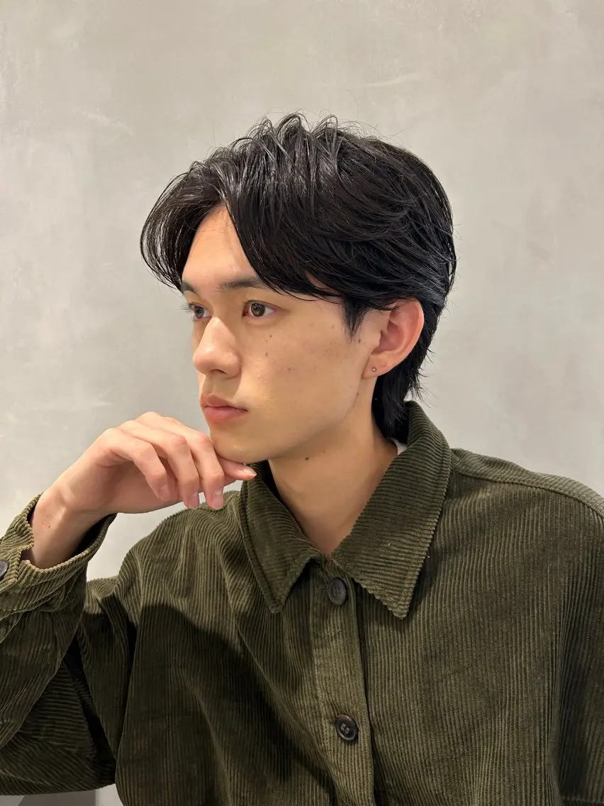 パーマ メンズ メンズ清潔感のプロ 💈メンズパーマ藤田のヘアスタイル