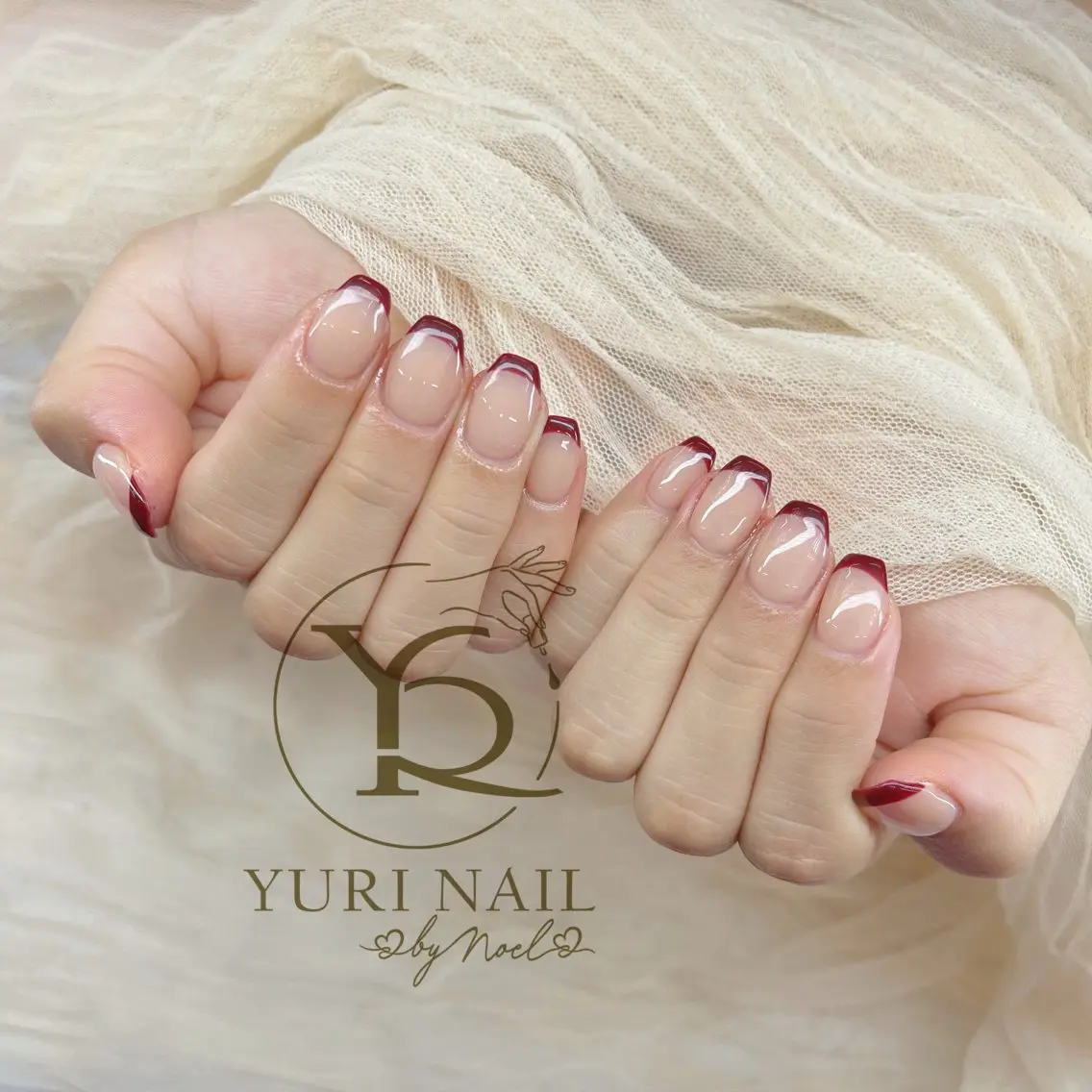 ネイル チークネイル フットネイル フレンチネイル グラデーション キラキラネイル ハンドネイル フットネイル ハンドケア YURI Nail Funabashiのネイルデザイン
