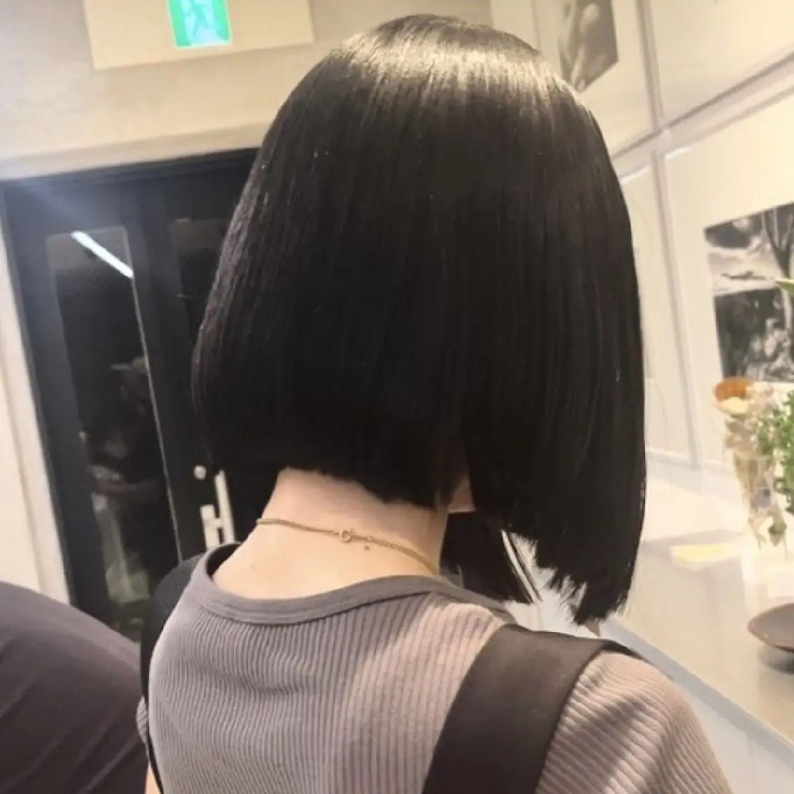 ショート 縮毛矯正 トリートメント 柳(ユウ)/表参道 ✨️モデル募集中✨️のヘアスタイル