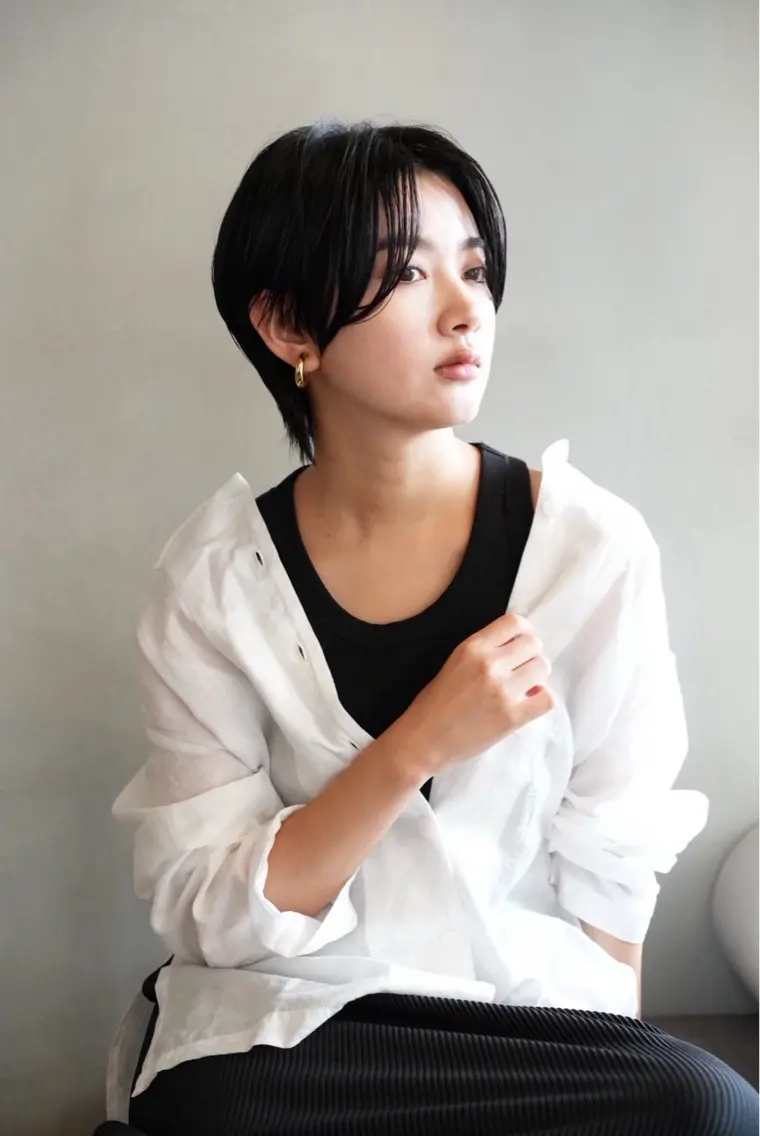 ショート カラー 八幡 空乃のヘアスタイル