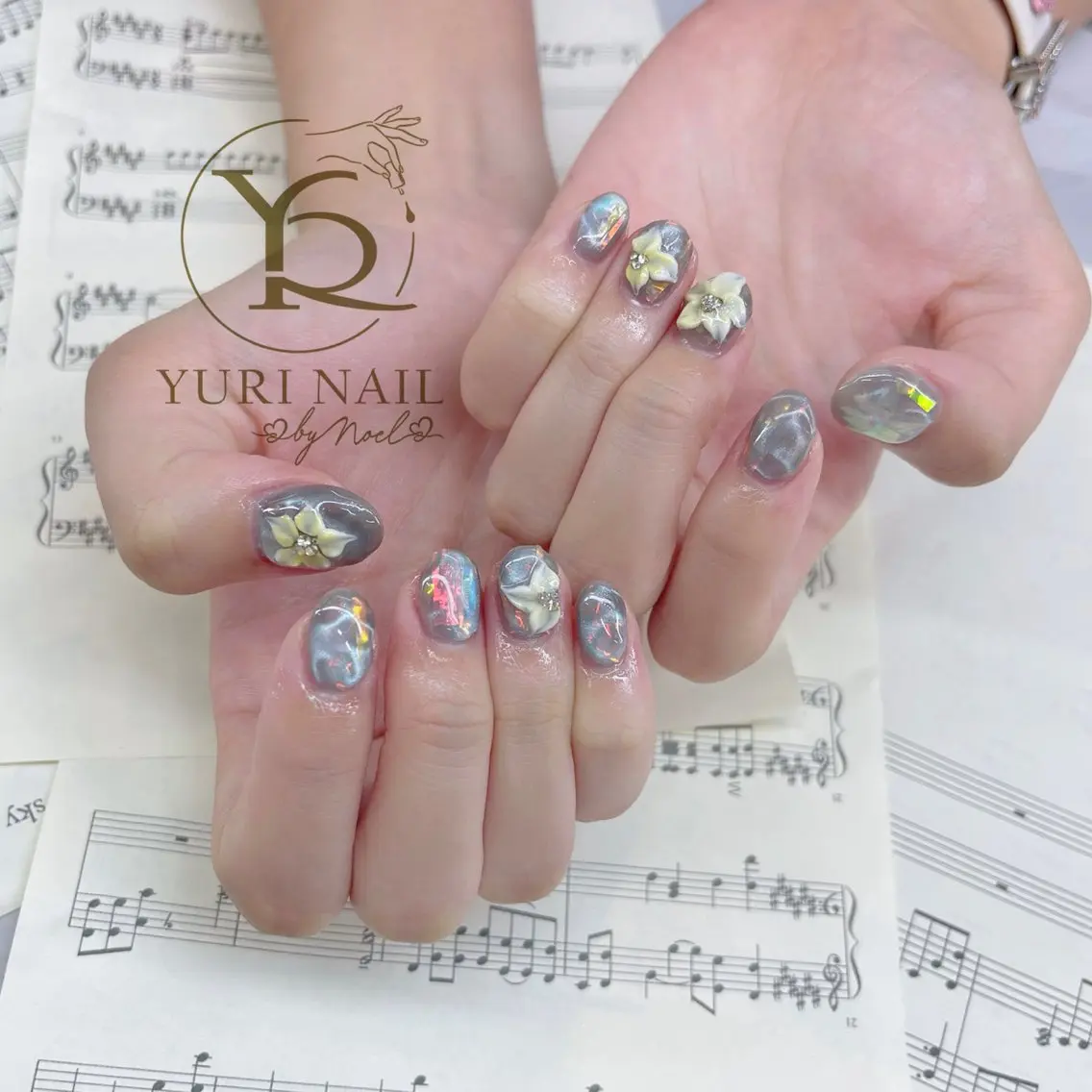 ネイル チークネイル フットネイル フレンチネイル グラデーション キラキラネイル ハンドネイル フットネイル ハンドケア YURI Nail Funabashiのネイルデザイン