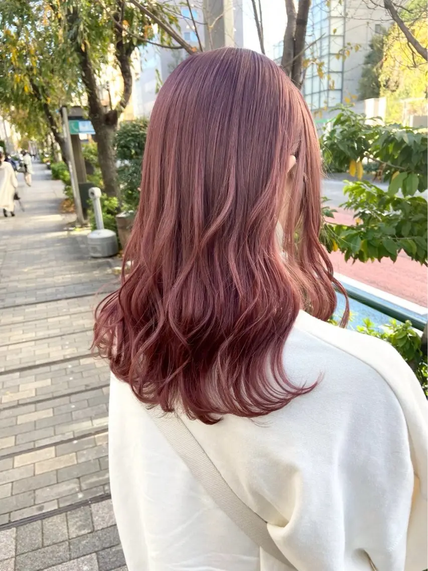 セミロング カット ヘアカラー トリートメント ronmuu 🎀꙳.*IZUMIのヘアスタイル