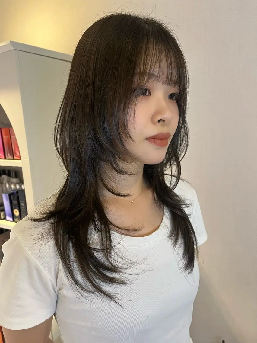 セミロング 顔周りカット レイヤーカット カット 🌸SAORI ショート/カラー🌸のヘアスタイル