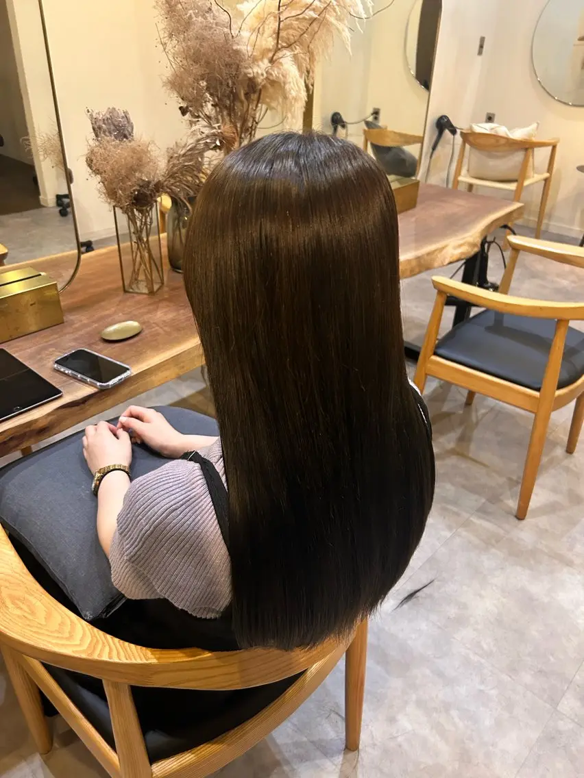 ロング カラー カット ヘアカラー ✨透明感カラー✨ ｋａｅｄｅのヘアスタイル
