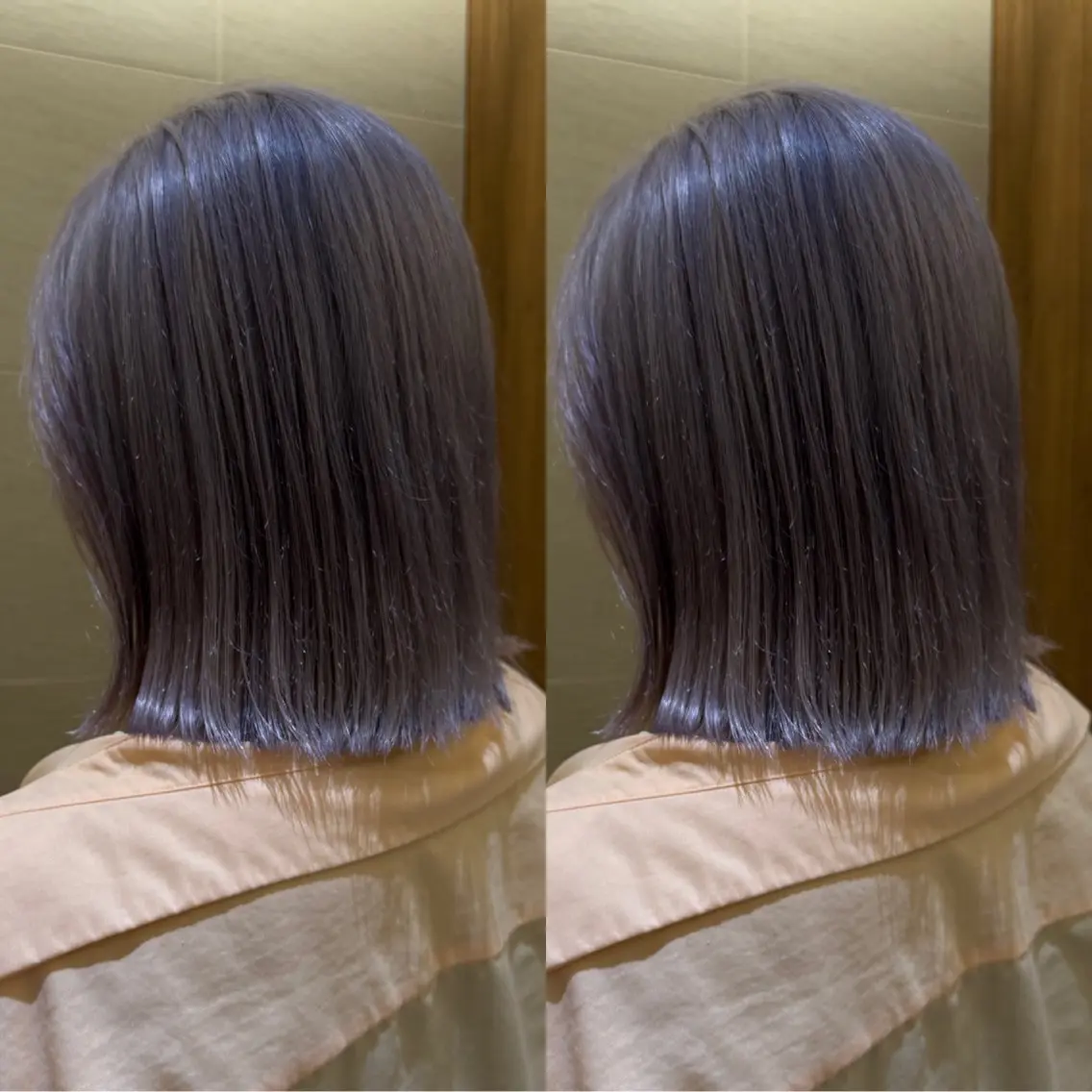 ミディアム ボブ ヘアカラー ブリーチカラー🌟/ ちさとのヘアスタイル