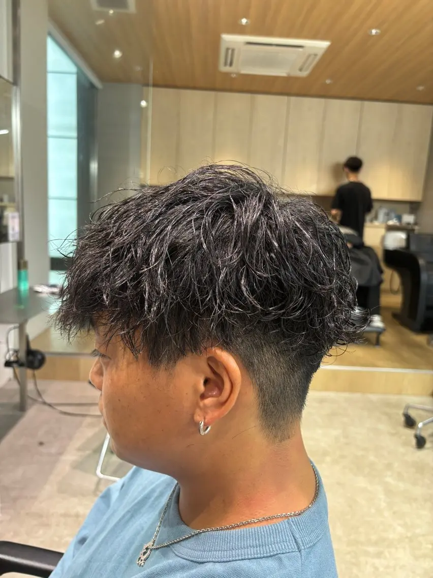 ショート パーマ カット パーマ ☀️fifth天神 英令🌙のヘアスタイル