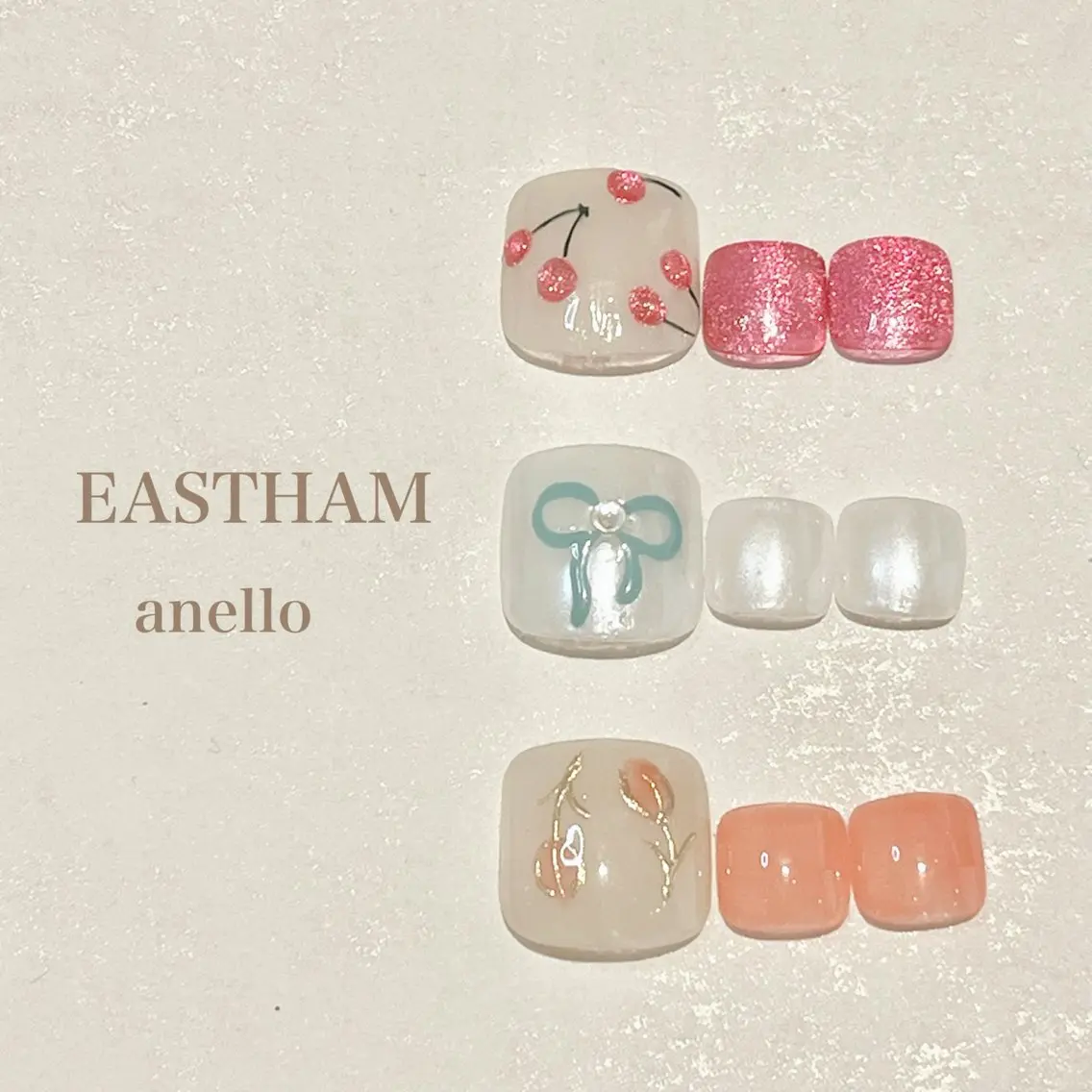 ネイル フットネイル EASTHAM 後藤百香のネイルデザイン