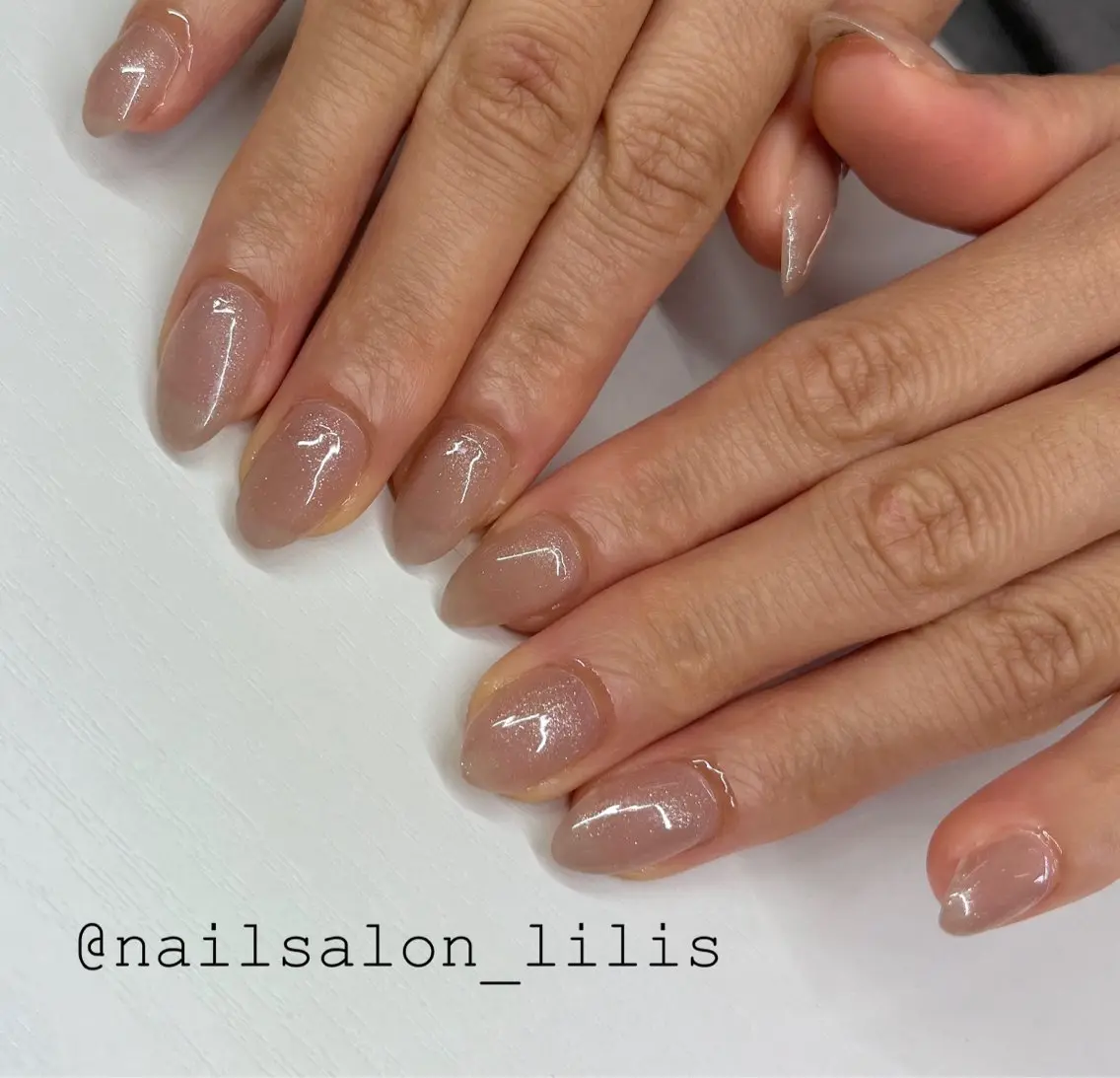 ネイル ラメ(グリッター) ワンカラーネイル nailsalon Lilisのネイルデザイン