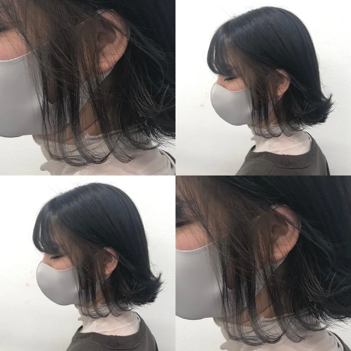 ミディアム カラー パーマ ヘアアレンジ メンズ キッズ 上品＆韓国風 🥀海心🥀のヘアスタイル