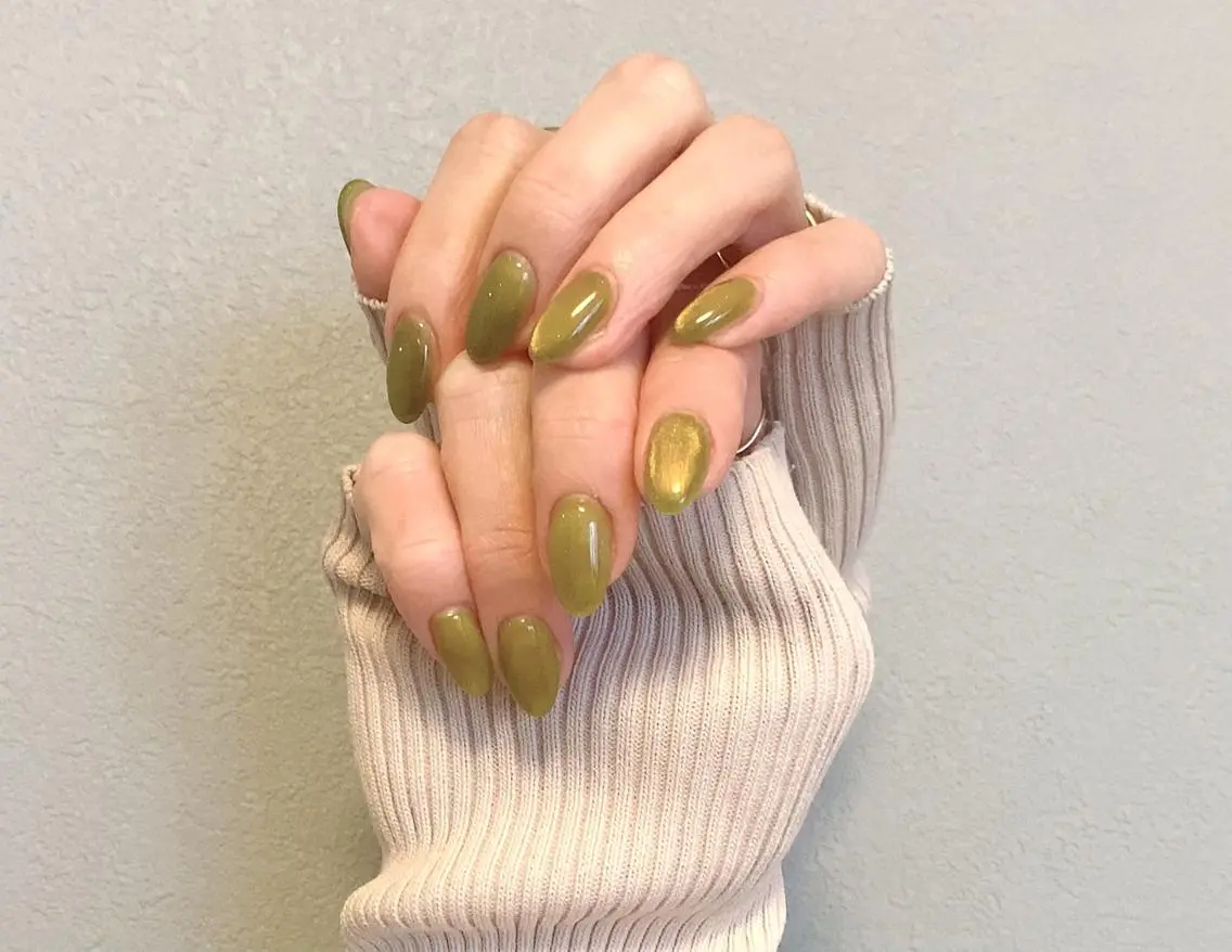 ネイル マグネットネイル ハンドネイル yochi nailのネイルデザイン