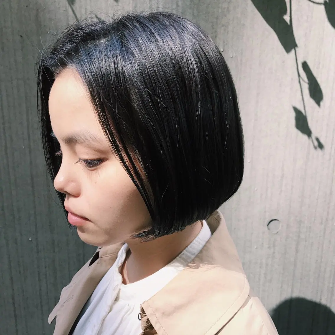 ショート カラー パーマ ヘアアレンジ グレージュ ヘアカラー トリートメント 松田 亮葉のヘアスタイル