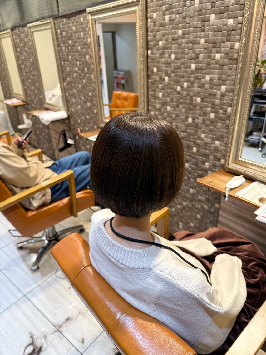 ショート カラー カット ヘアカラー トリートメント 🫧髪質改善/相模 大野/新井公輔🫧のヘアスタイル