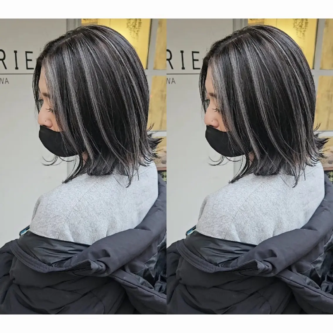 ショート 外国人風カラー ハイライト レイヤーカット ヘアカラー バレイヤージュ/ ハイライト/大内格のヘアスタイル