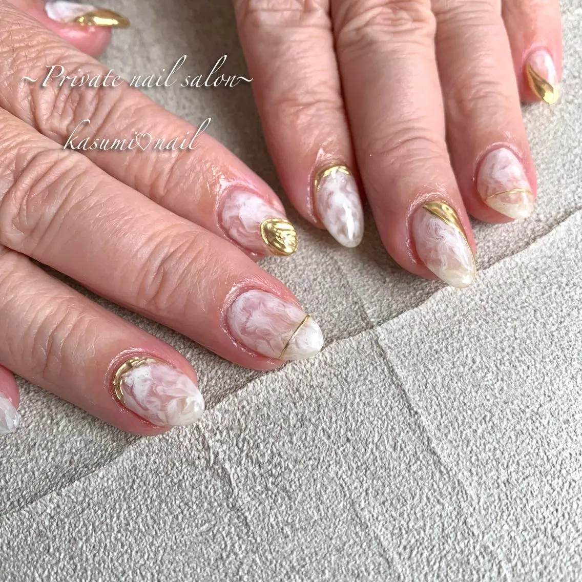 ネイル ニュアンスネイル 春ネイル KASUMI♡ Nailのネイルデザイン