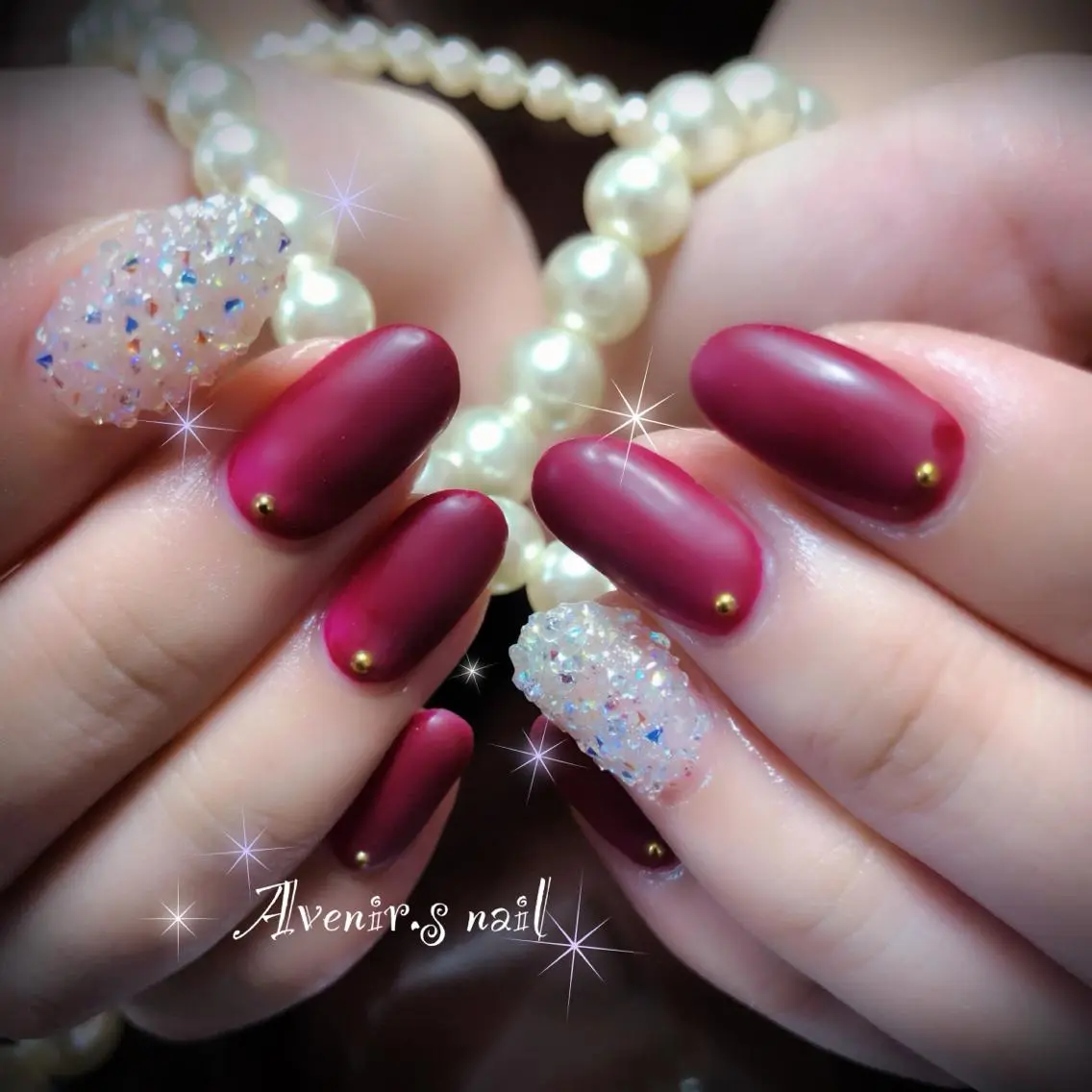 ネイル マットネイル Home Salon Avenir.のネイルデザイン
