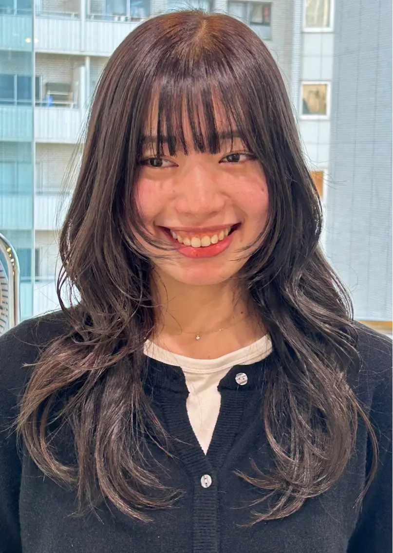 ロング カラー カット ヘアカラー トリートメント ナチュラル大人っぽい スタイル　MAORIのヘアスタイル