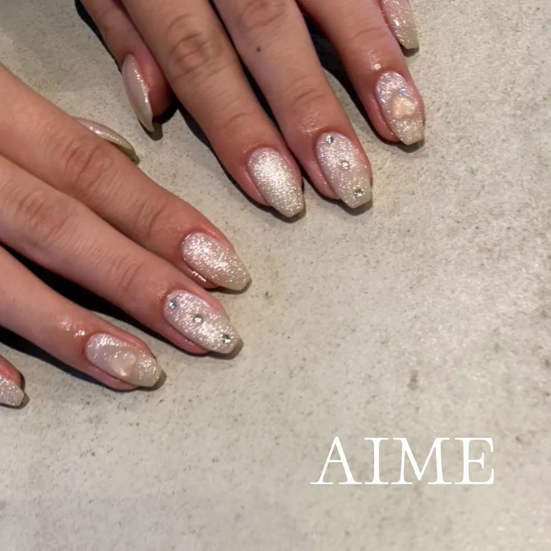 ネイル アートネイル ハンドネイル AIME （momo）のネイルデザイン