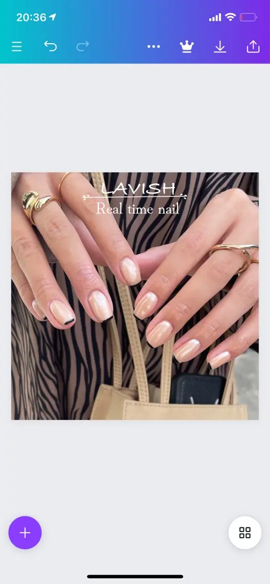 ネイル LAVISH 大和店 emi・:*+のネイルデザイン