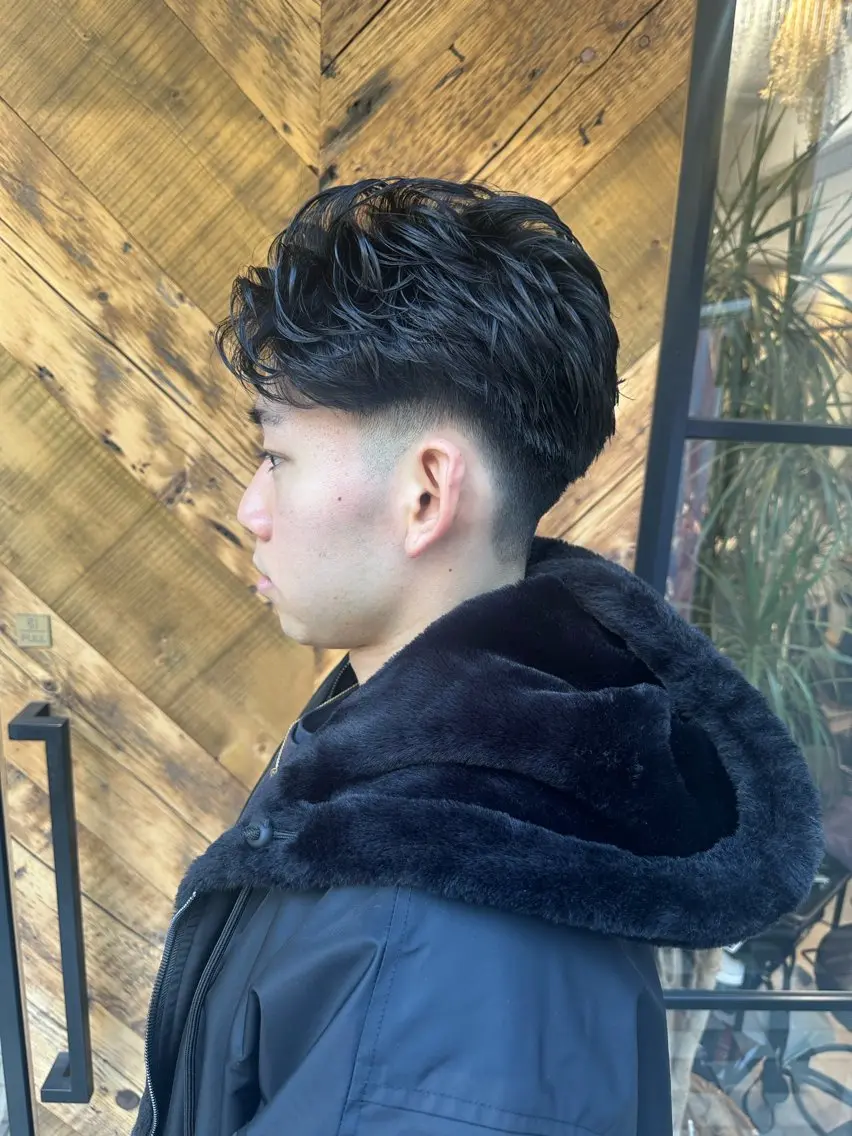 パーマ メンズ カット パーマ 【gemini店長】 メンズ特化中野稜平のヘアスタイル