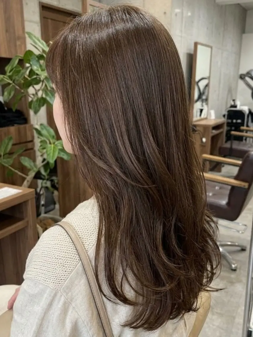 ロング カラー カット ヘアカラー トリートメント sato shoheiのヘアスタイル