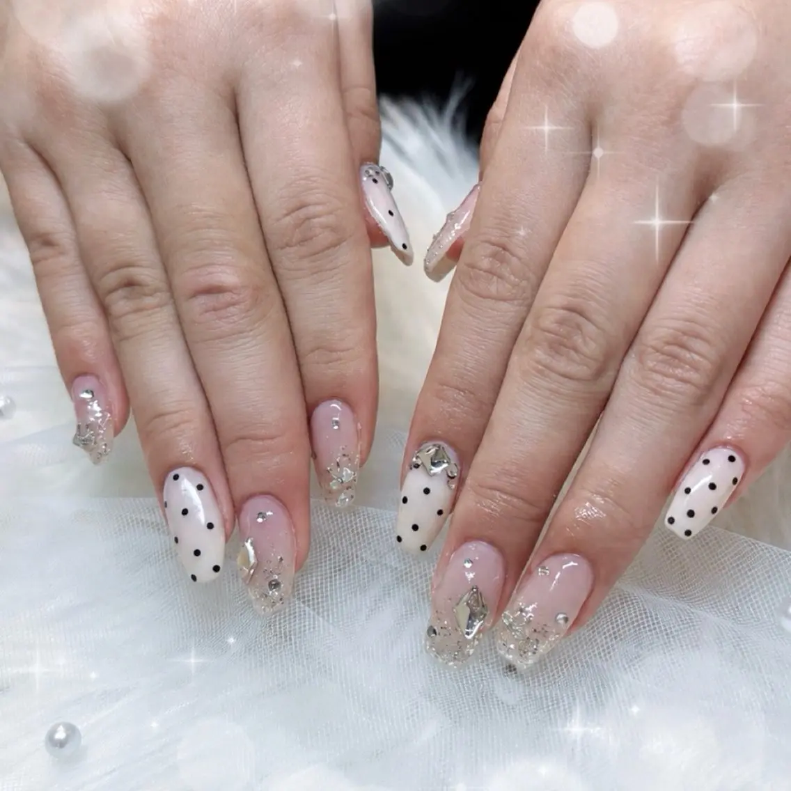 ネイル ハンドネイル Blue daisy 栄本店のネイルデザイン