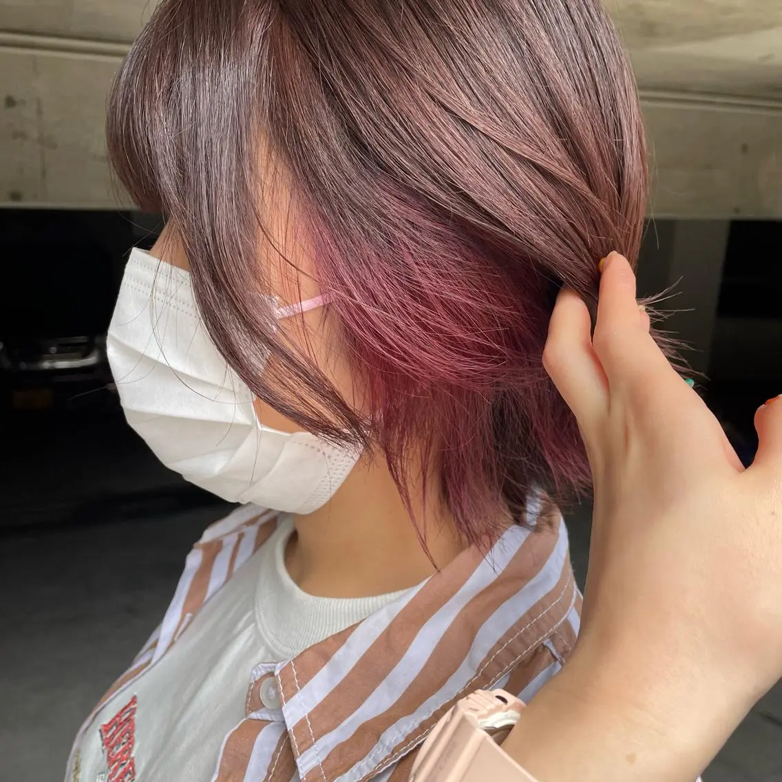 ショート カラー インナーカラー 小森 永のヘアスタイル