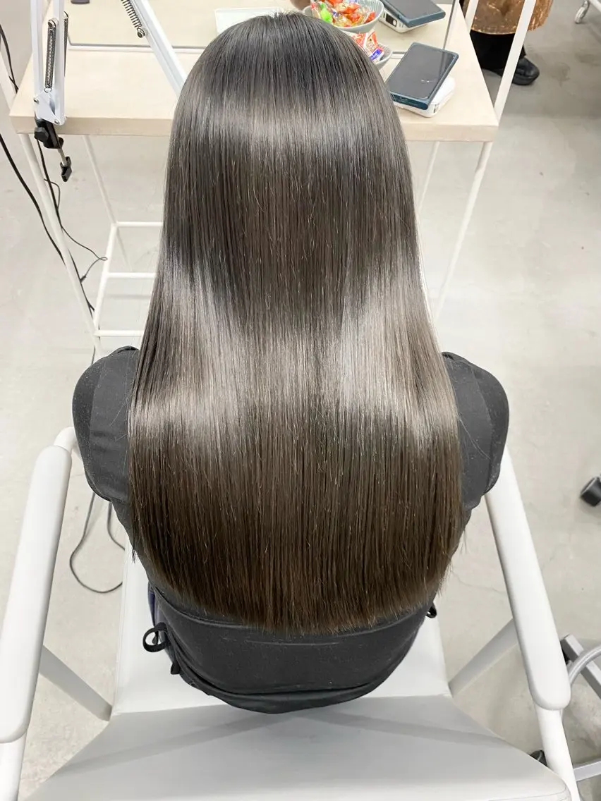 ロング カラー 前橋 姫奈のヘアスタイル