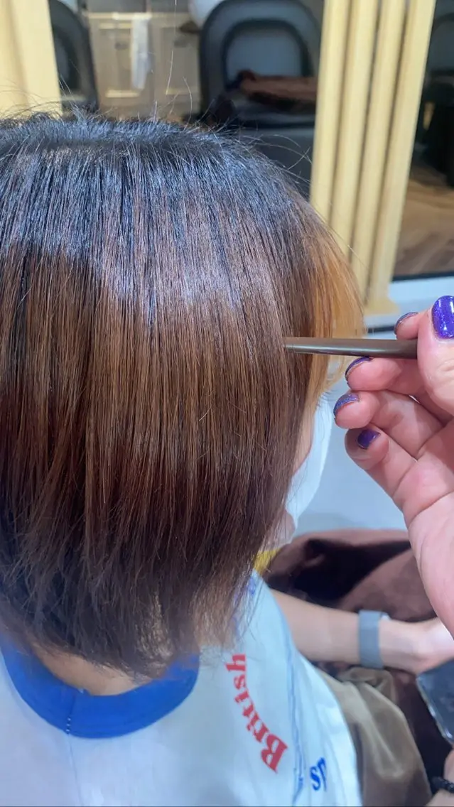 ミディアム 🎀 kuschel ホリグチのヘアスタイル