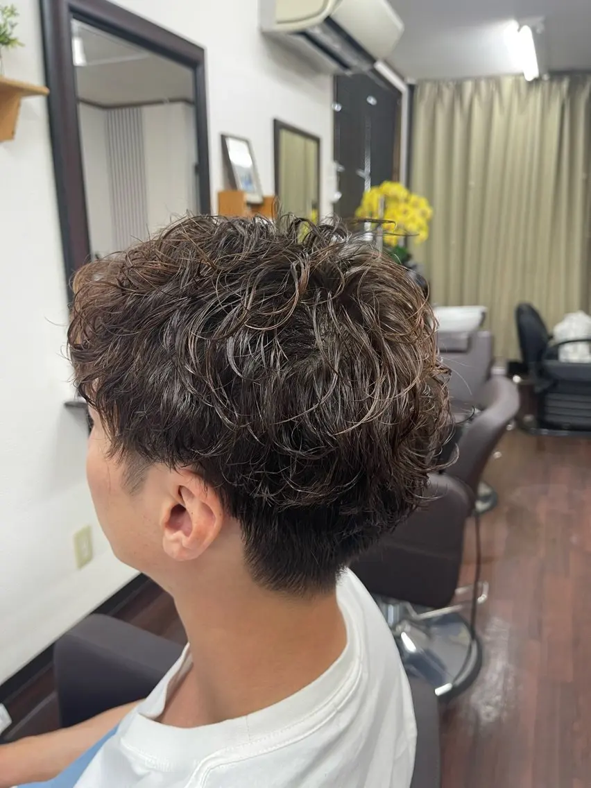ショート パーマ 個人/ゆっくりできる ヘアサロン/yukiのヘアスタイル