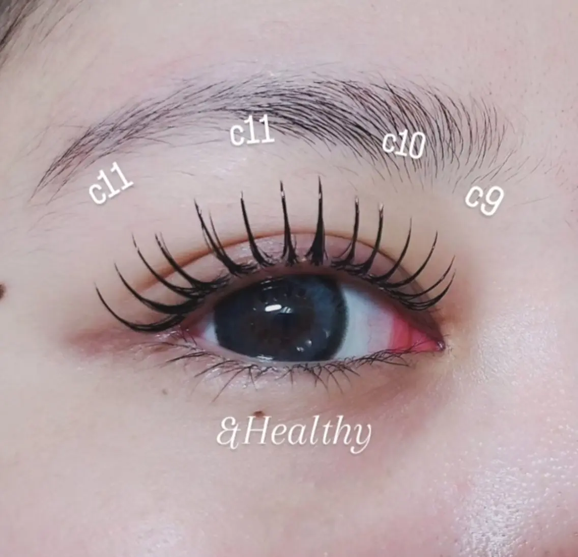 【&Healthy60本】エクステ60本➕️パーマ★【オフ別途¥700】コーティング仕上げの写真