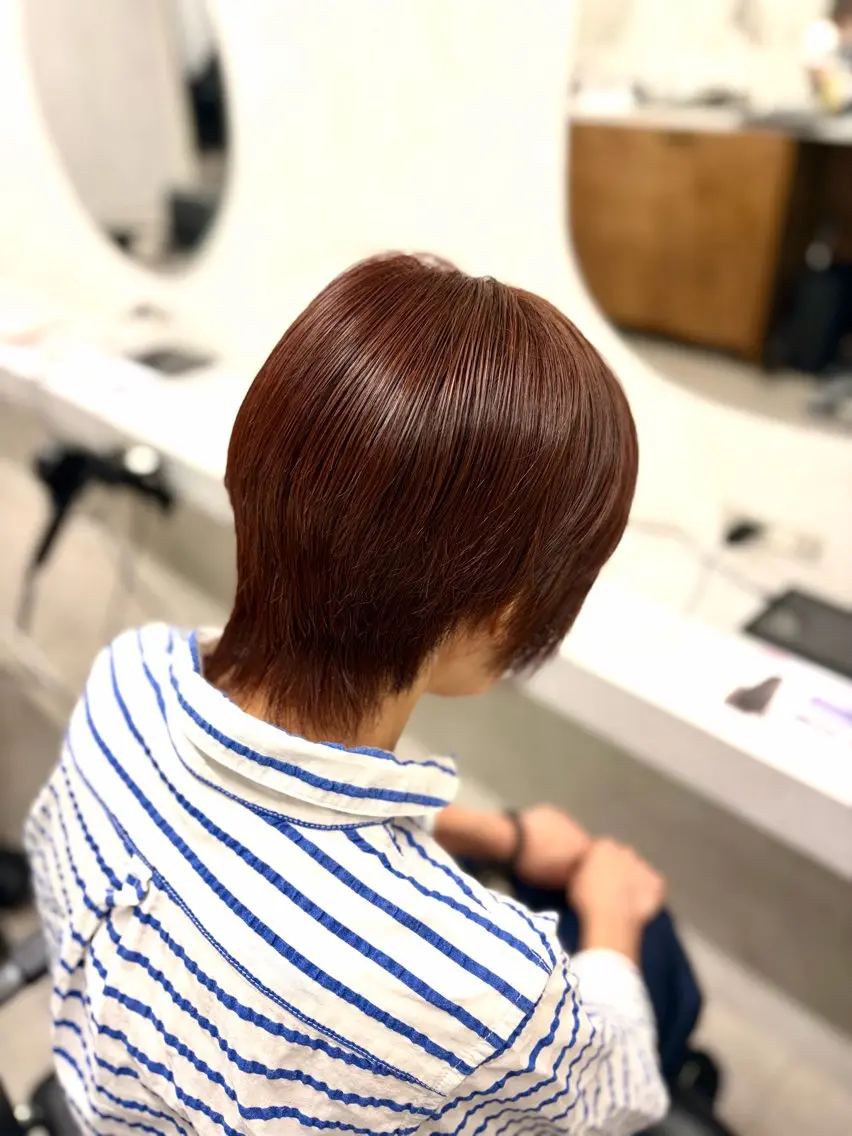 ショート ルナ𓆩☾𓆪 透明感/垢抜けカラーのヘアスタイル
