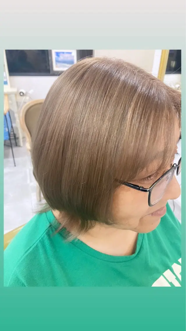 ショート カラー ベージュカラー カラー400種類以上 仁香𓂃 𓈒𓏸のヘアスタイル
