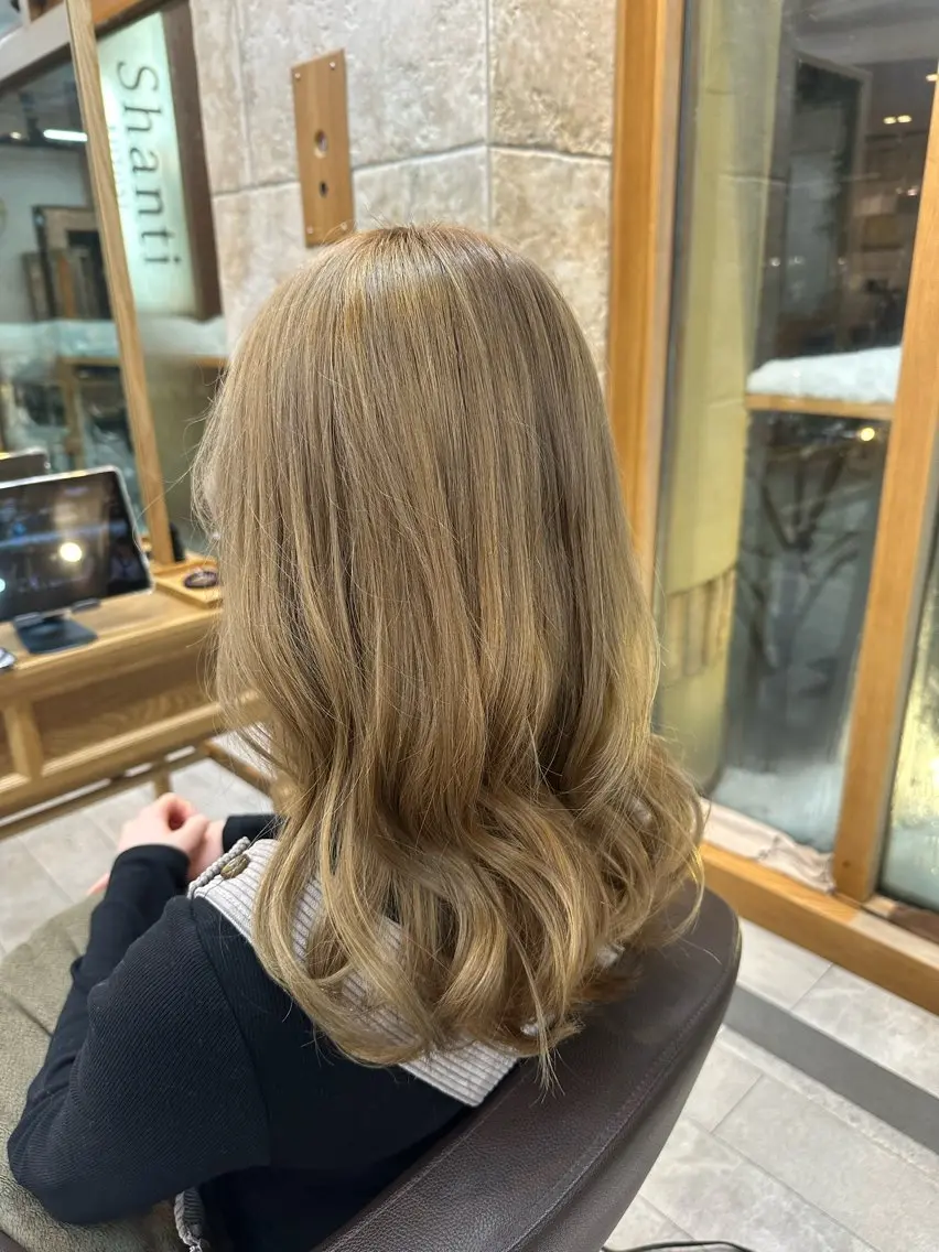 【🔸1bleach+1color Wカラー🔸】 ブリーチ+オンカラーの写真
