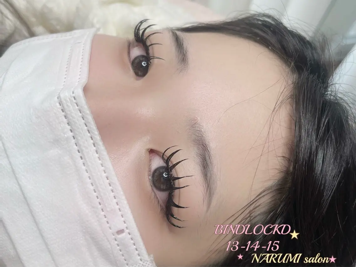 マツエク・マツパ バインドロック 成美SALON eye&nailのマツエク・マツパデザイン