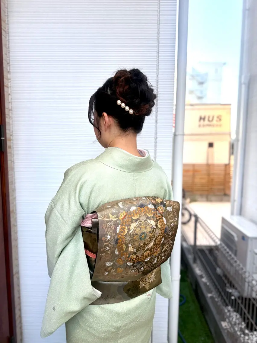 訪問着着付けヘアセットの写真