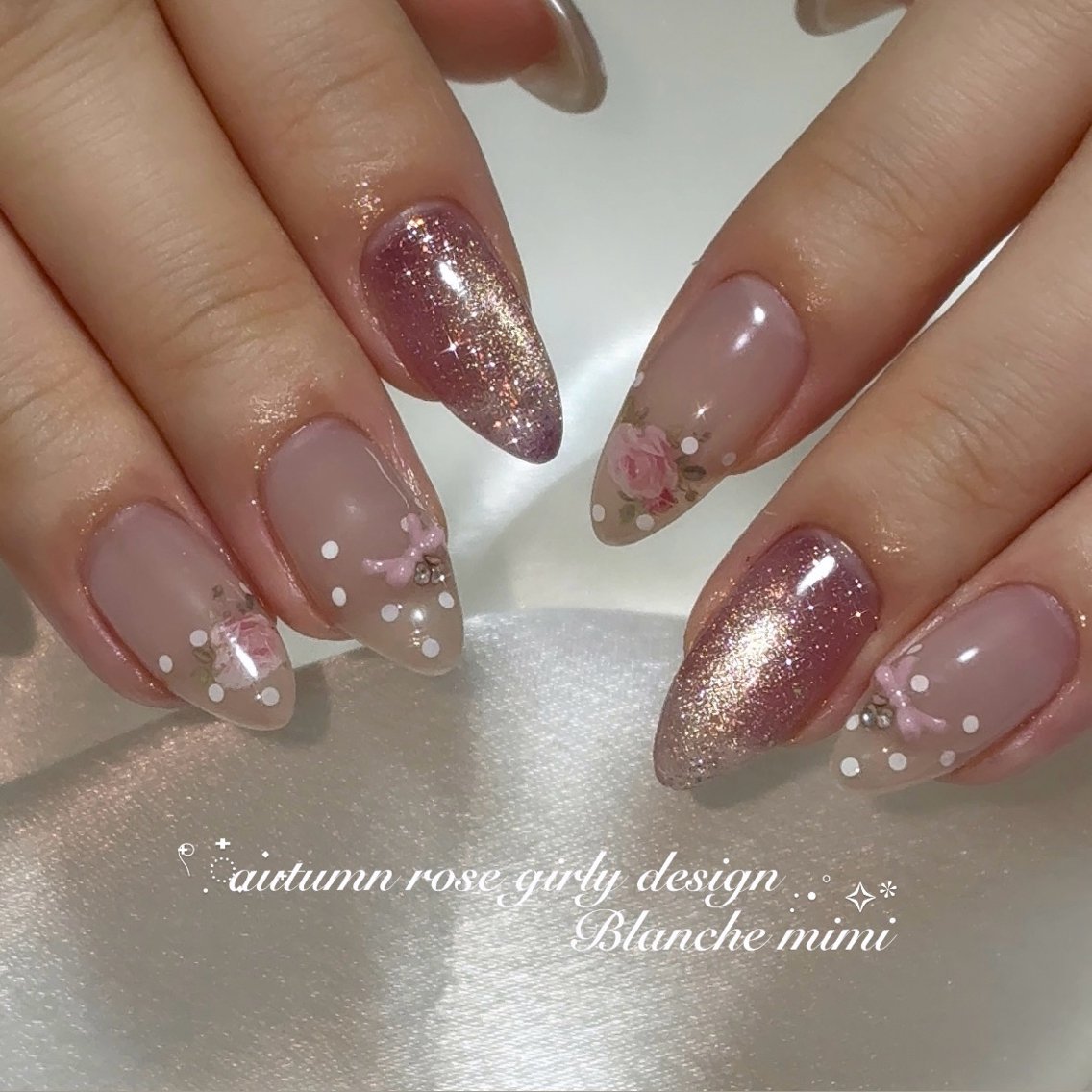 ネイル ハンドネイル Blanche mimi.u_aのネイルデザイン