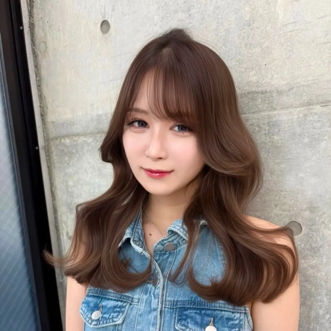ロング カラー ブラウンカラー あいり／艶髪 、透明感カラー🩶のヘアスタイル