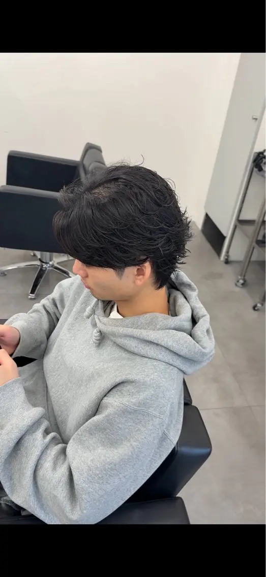ショート パーマ カット パーマ シミズ リキのヘアスタイル