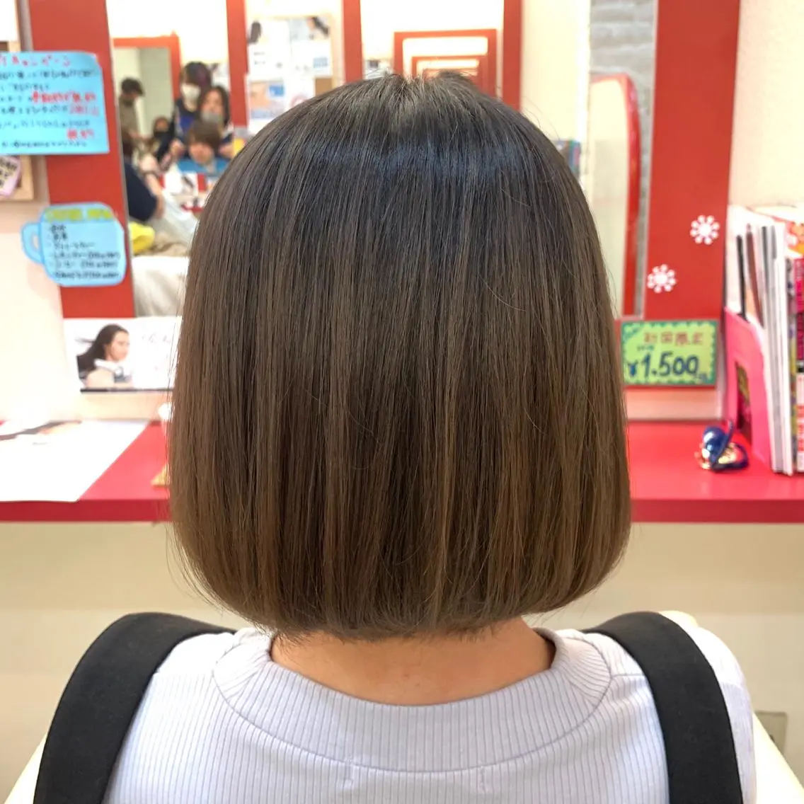ミディアム カラー グラデーションカラー 櫻井 なんなのヘアスタイル