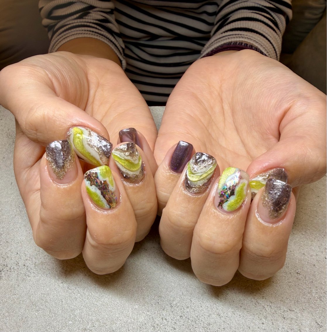 ネイル ハンドネイル NURU NAIL ヌルネイル新宿YUIのネイルデザイン