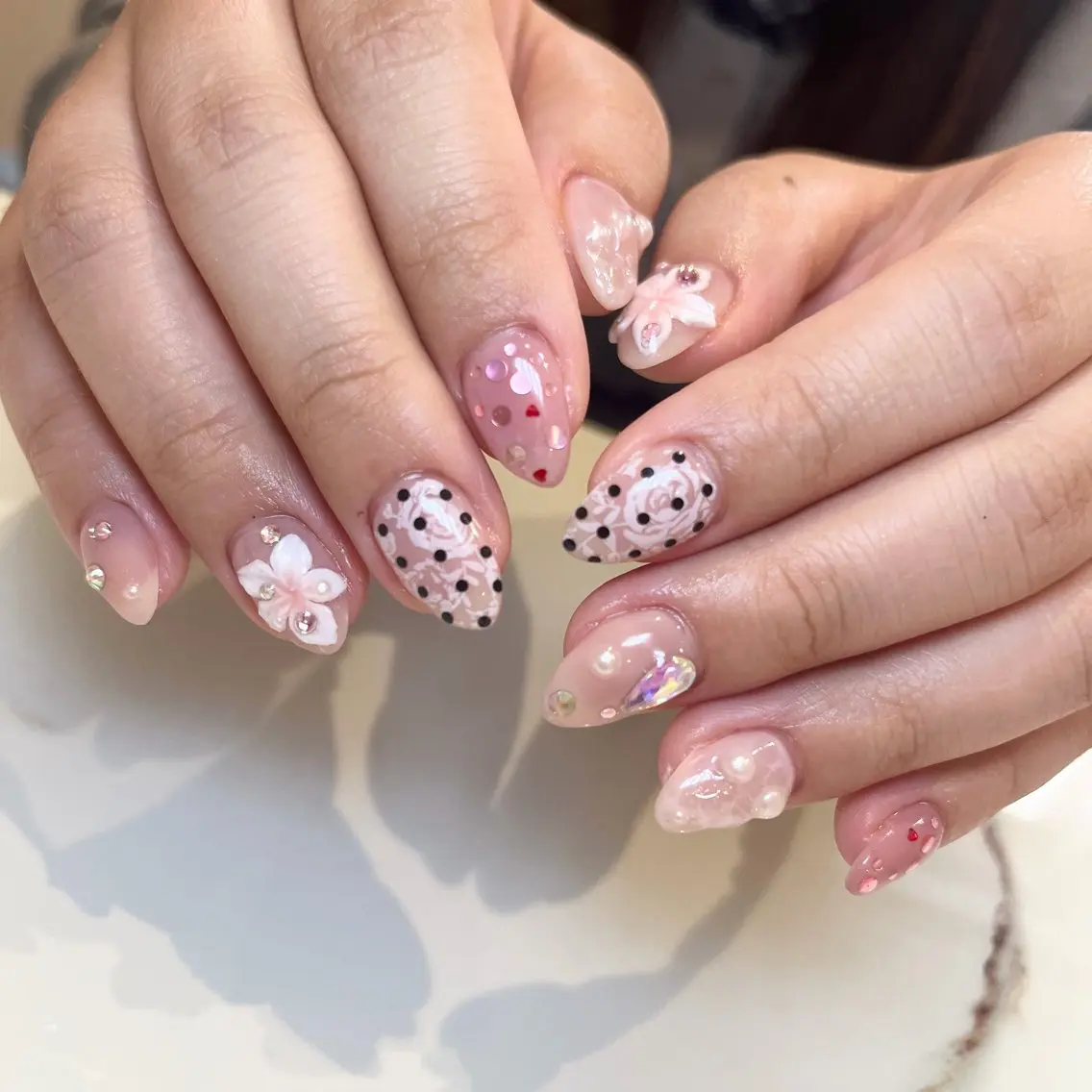 ネイル 春ネイル ハンドネイル ハンドケア SALON JiJi ruruのネイルデザイン