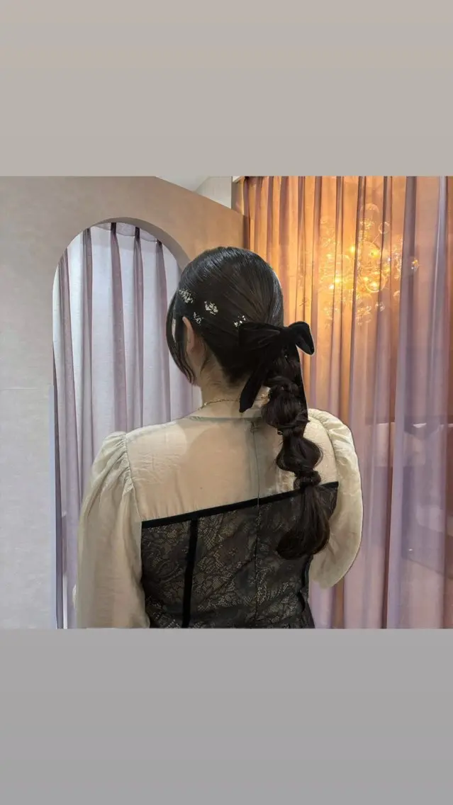 ロング ヘアアレンジ ヘアセット 🎀髪質改善/艶カラ ー/大宮/そら🎀のヘアスタイル