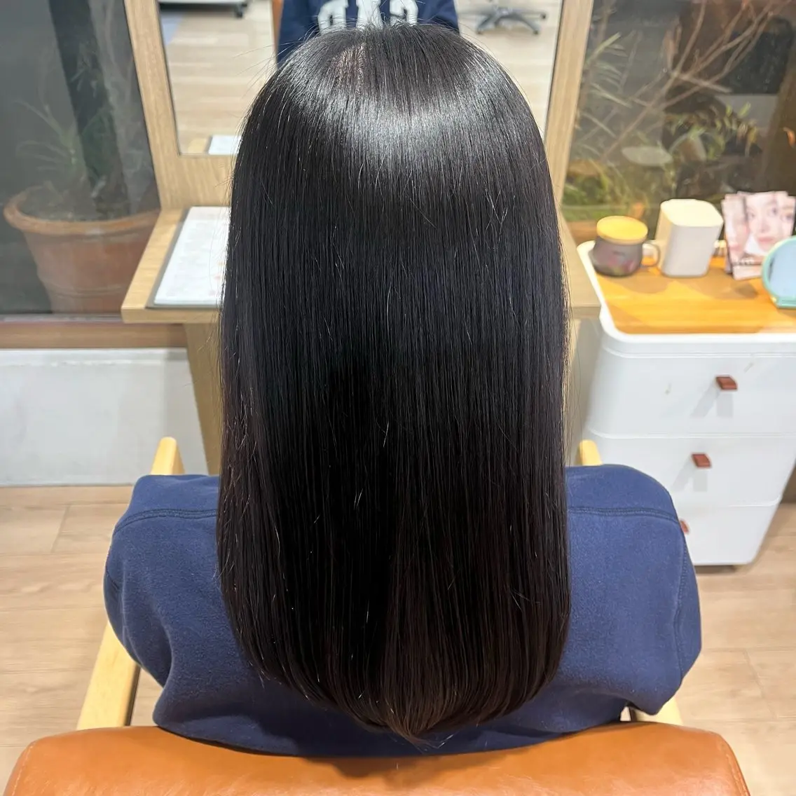 セミロング カラー 金山/カットモデル 募集中/村井七海のヘアスタイル